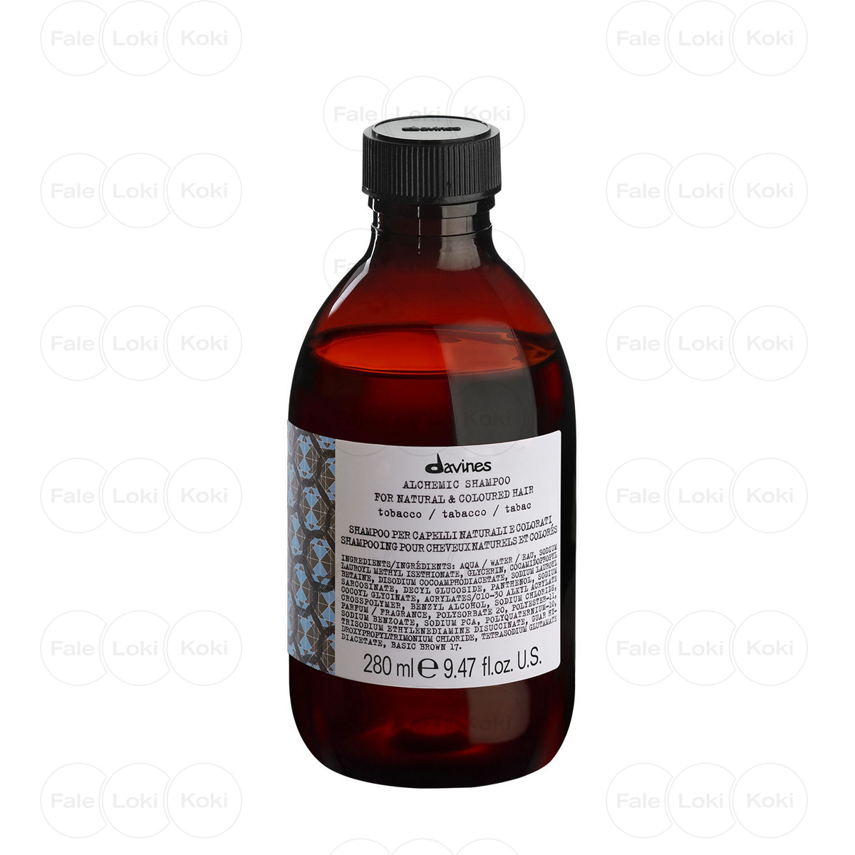 DAVINES ALCHEMIC szampon do włosów Alchemic Shampoo Tobacco 280 ml