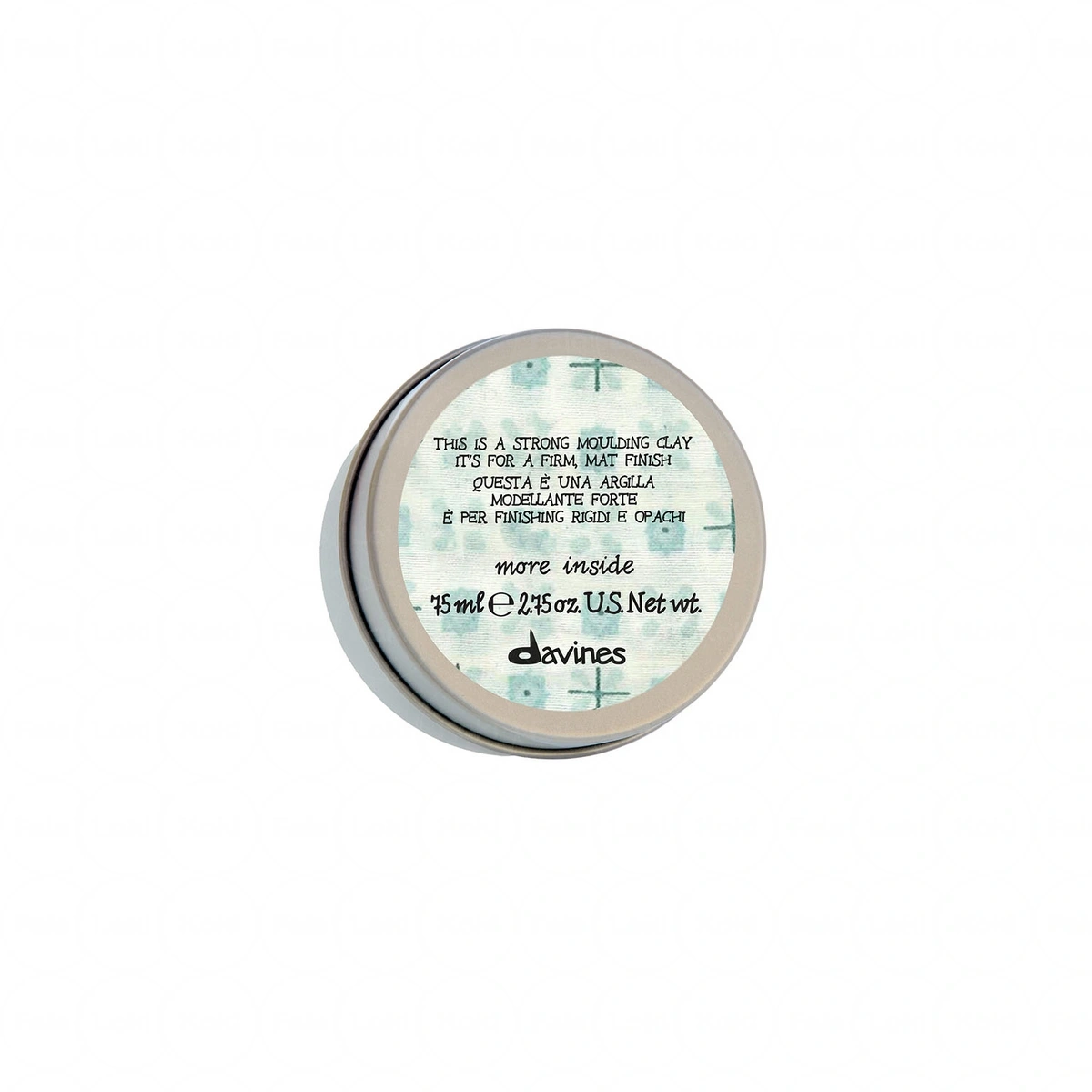 DAVINES MORE INSIDE glinka do włosów Strong Moulding Clay 75 ml