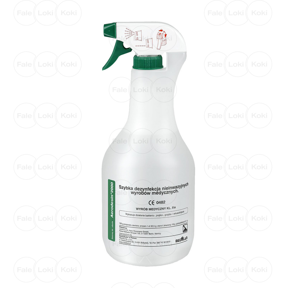 MEDILAB AERODESIN 2000 płyn do dezynfekcji powierzchni 1000 ml