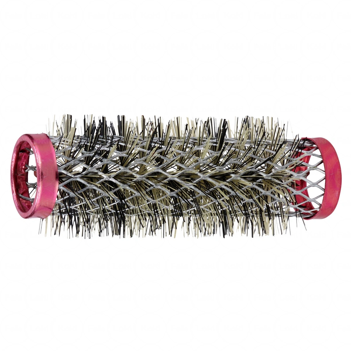 GORGOL   wałki metalowe ze szczotką czerwone (7szt) 18 mm