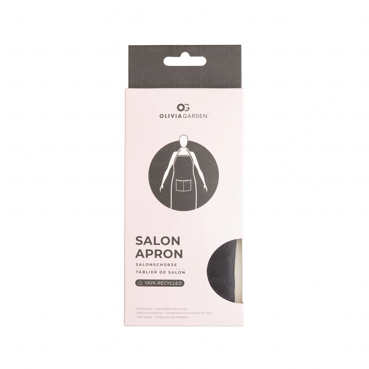 OLIVIA GARDEN   fartuch ochronny SALON BLACK