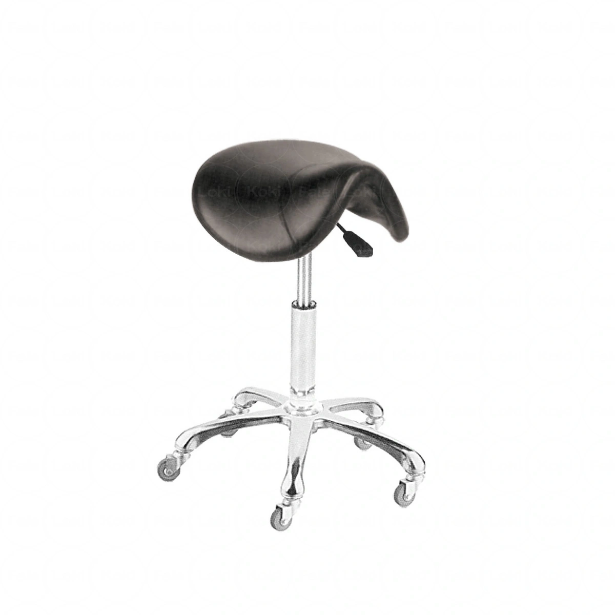 FOX DESIGN taboret czarny Rodeo II