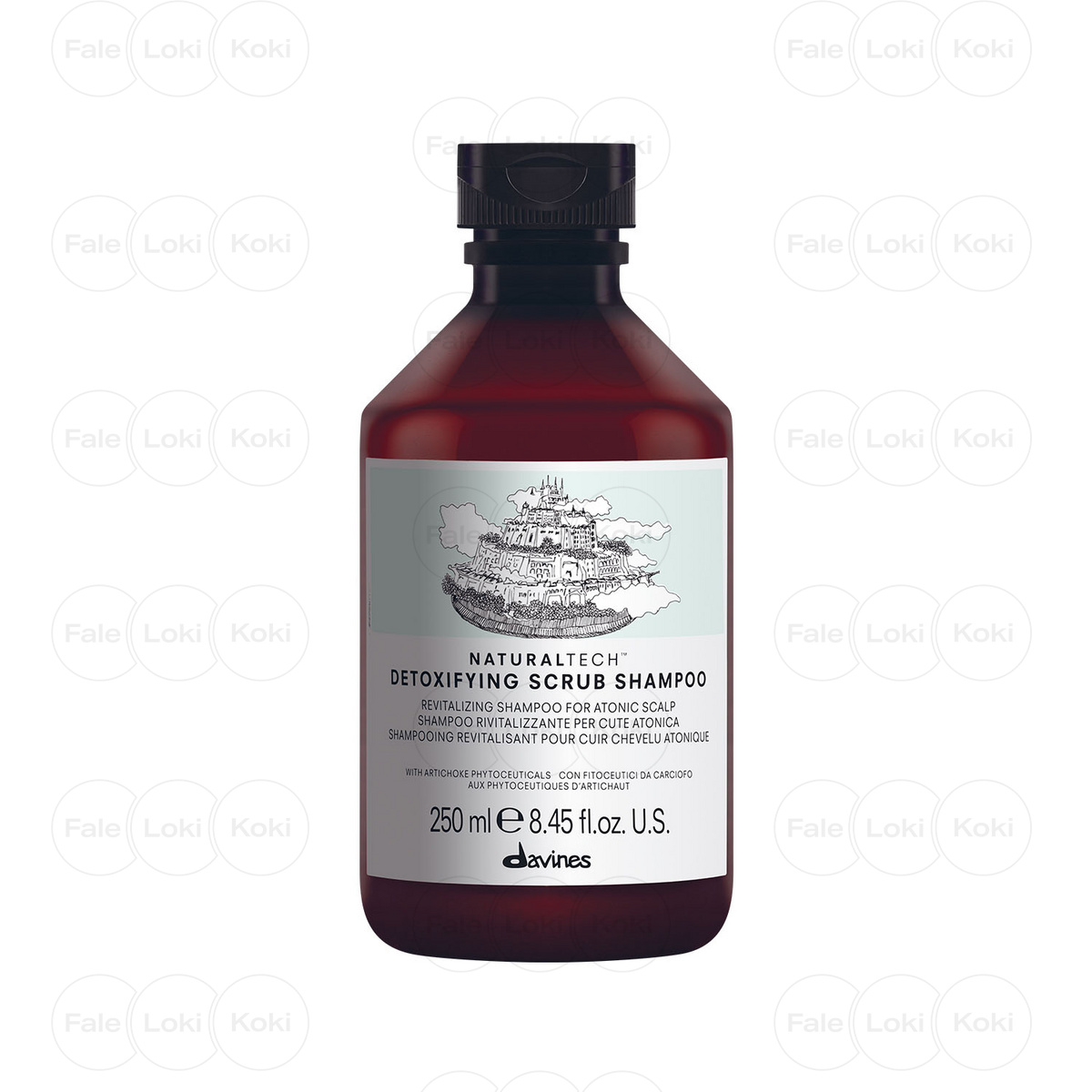 DAVINES NATURALTECH szampon do włosów i skóry głowy Detoxifying Scrub Shampoo 250 ml