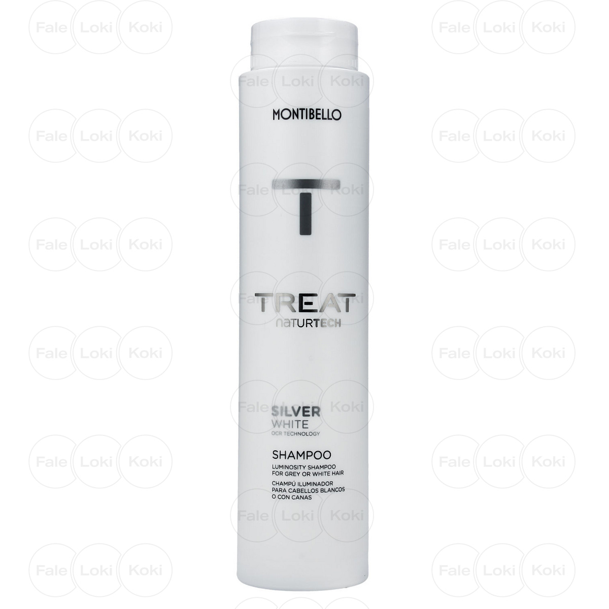 MONTIBELLO TREAT NATURTECH szampon do włosów siwych Silver White 300 ml