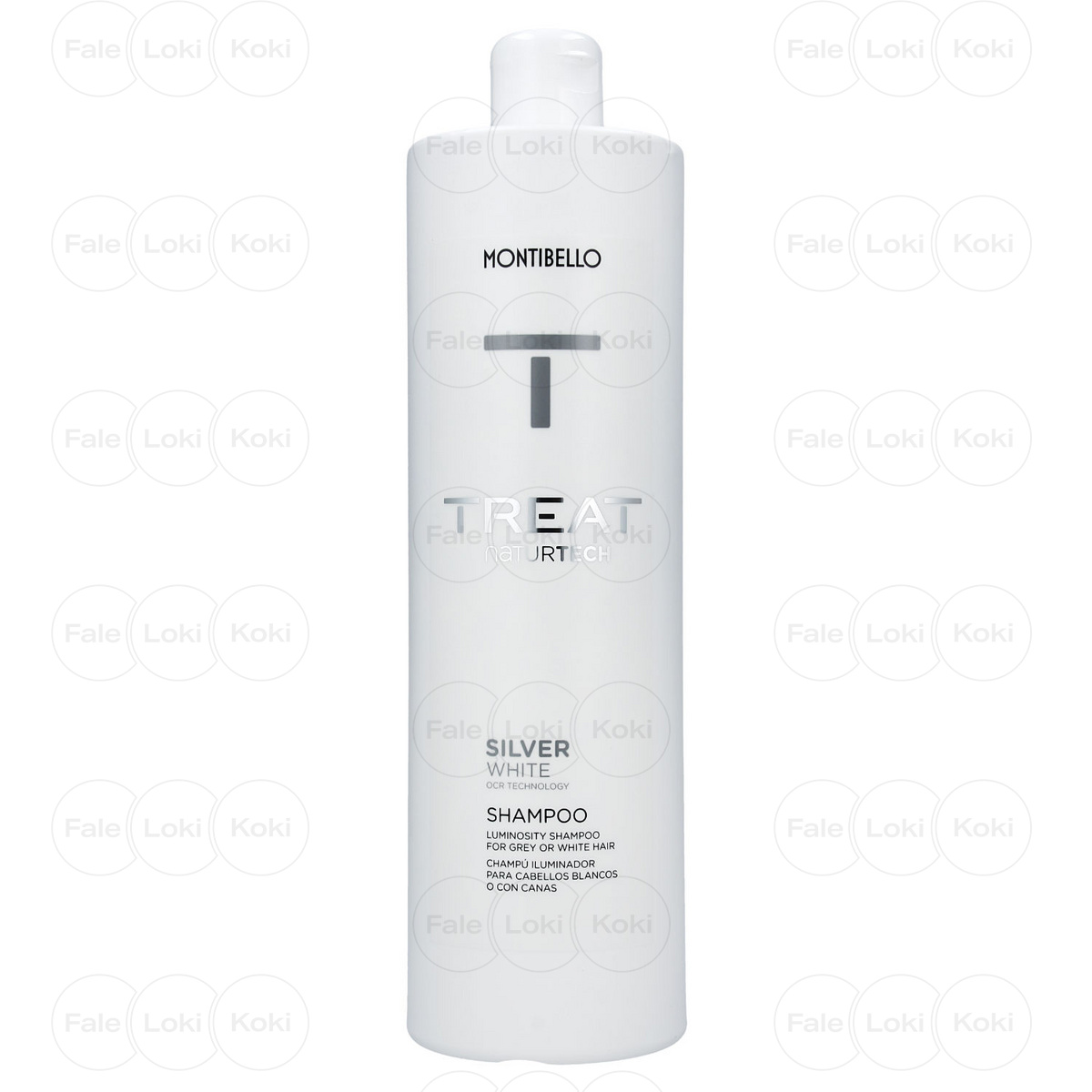 MONTIBELLO TREAT NATURTECH szampon do włosów siwych Silver White 1000 ml
