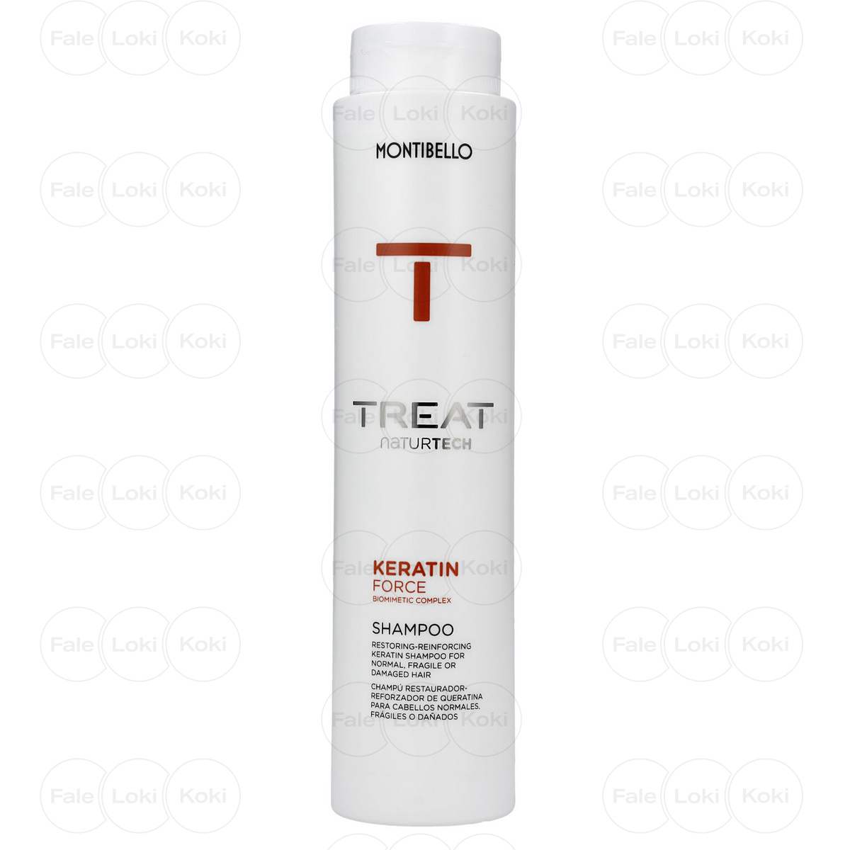 MONTIBELLO TREAT NATURTECH szampon do włosów łamliwych Keratin Force 300 ml
