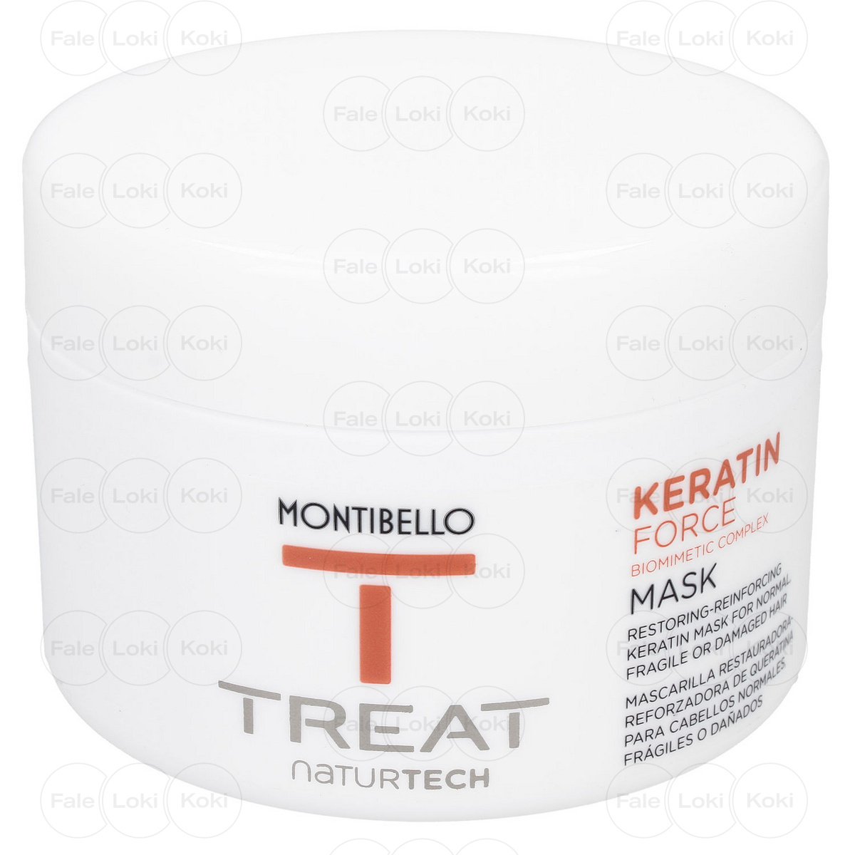 MONTIBELLO TREAT NATURTECH maska do włosów łamliwych Keratin Force 200 ml