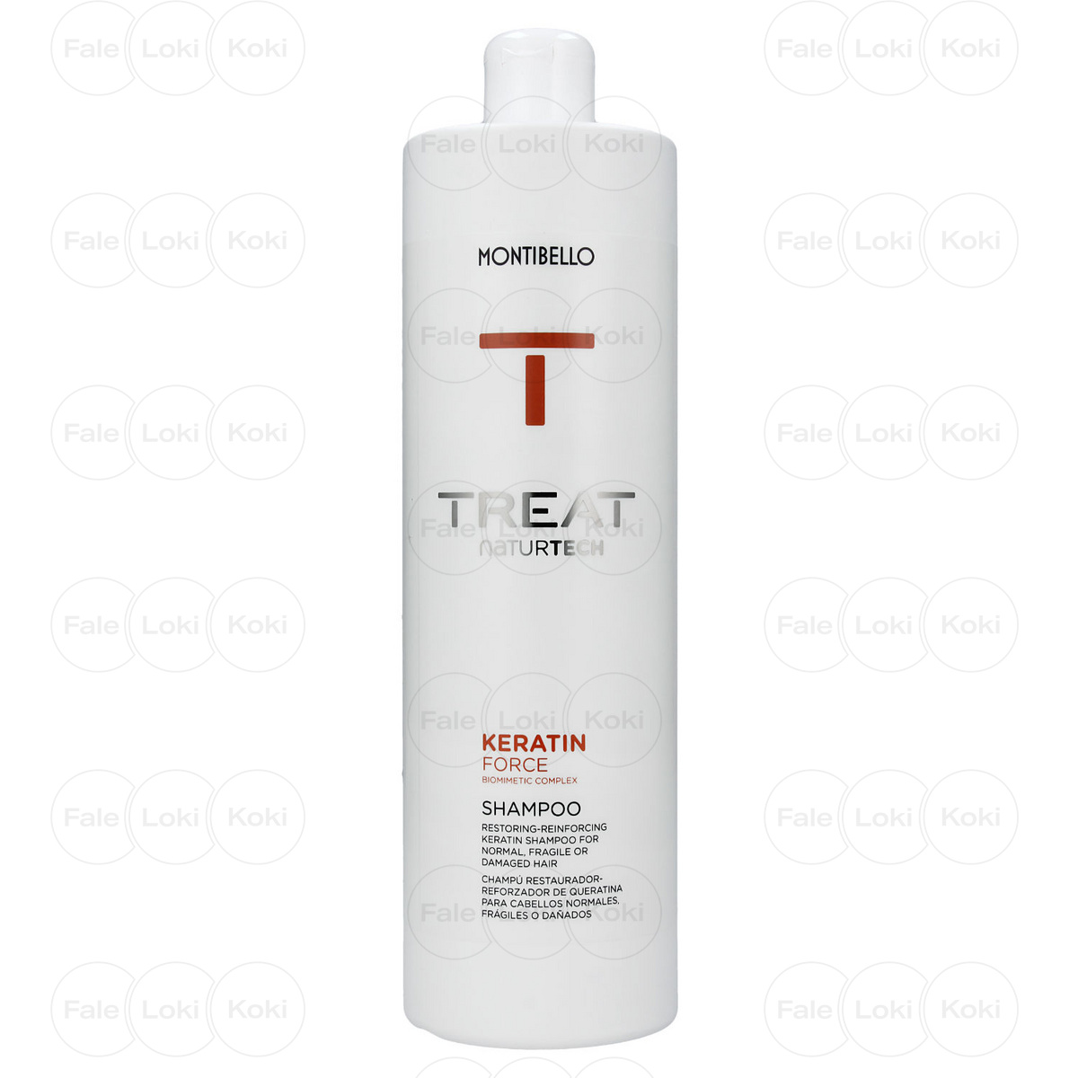 MONTIBELLO TREAT NATURTECH szampon do włosów łamliwych Keratin Force 1000 ml