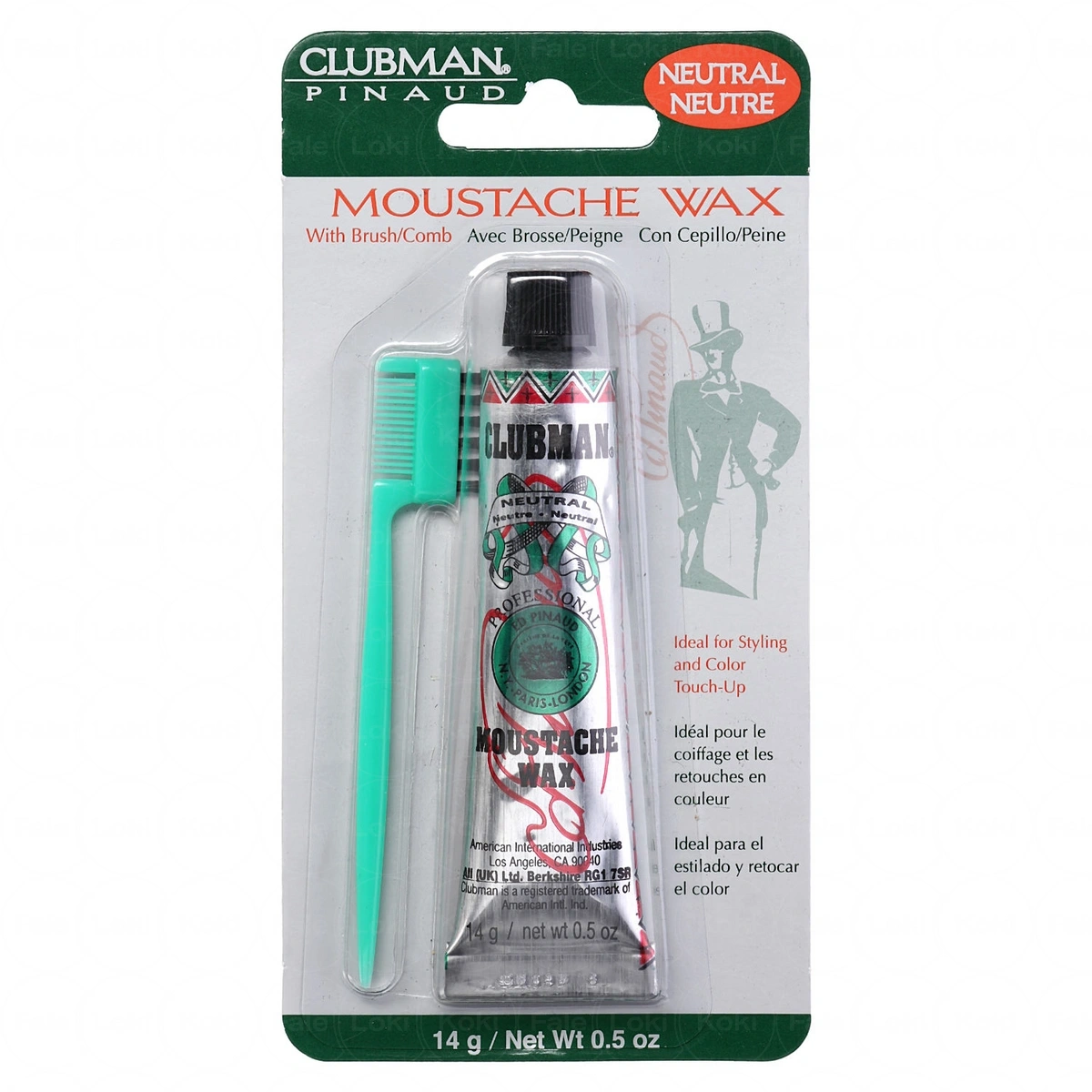 CLUBMAN   wosk do wąsów Moustache wax 14 g