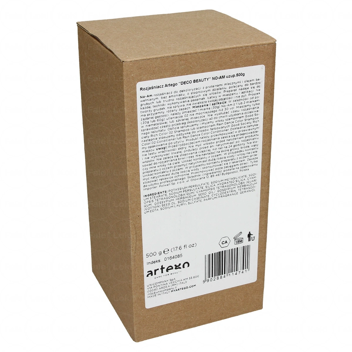 ARTEGO rozjaśniacz do włosów No-Am 500 g