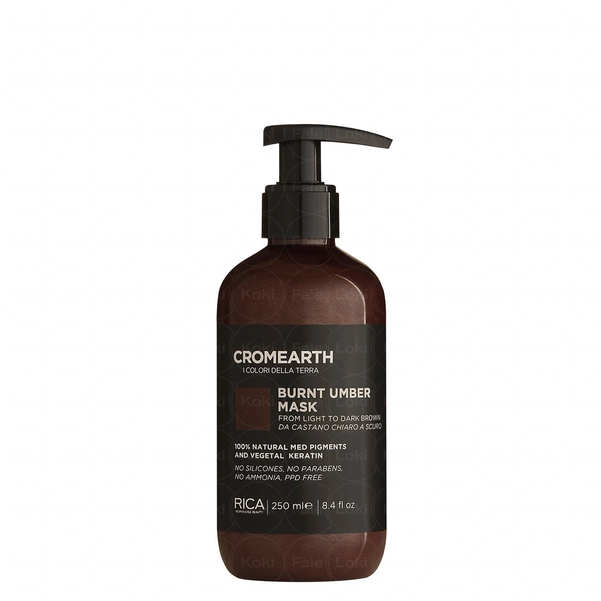 RICA CROMEARTH maska  jasny i ciemny brąz Burnt Umber Mask 250 ml