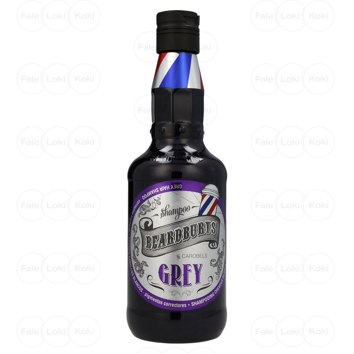 BEARDBURYS szampon do włosów siwych Grey 330 ml