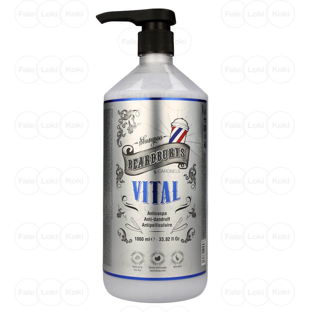 BEARDBURYS szampon przeciwłupieżowy Vital 1000 ml