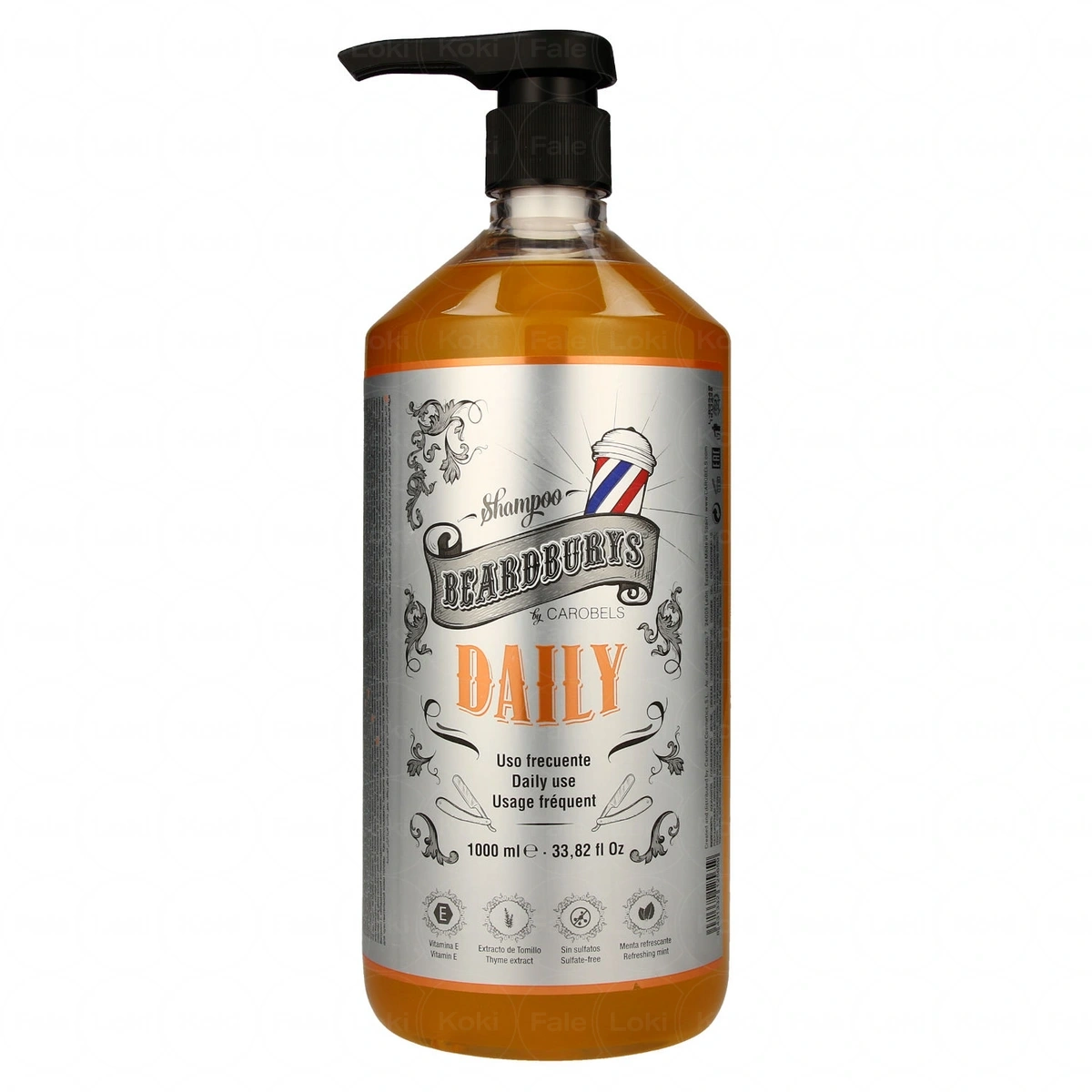 BEARDBURYS szampon do codziennego stosowania Daily 1000 ml