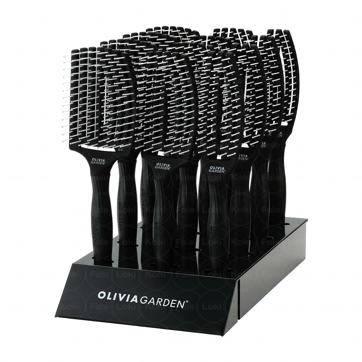 OLIVIA GARDEN FINGERBRUSH display szczotek do rozczesywania  12 szt.