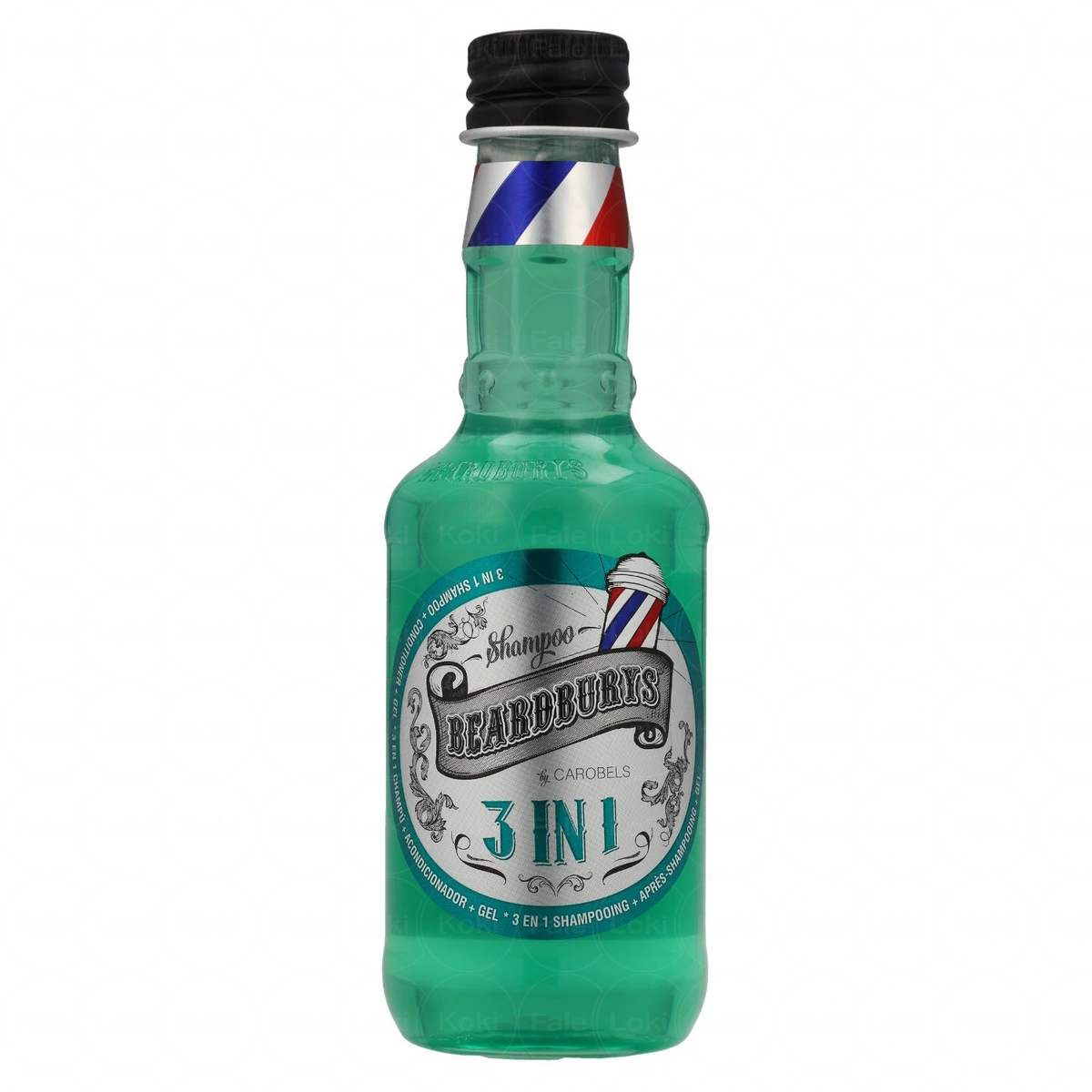 BEARDBURYS szampon do mycia włosów 3w1 100 ml