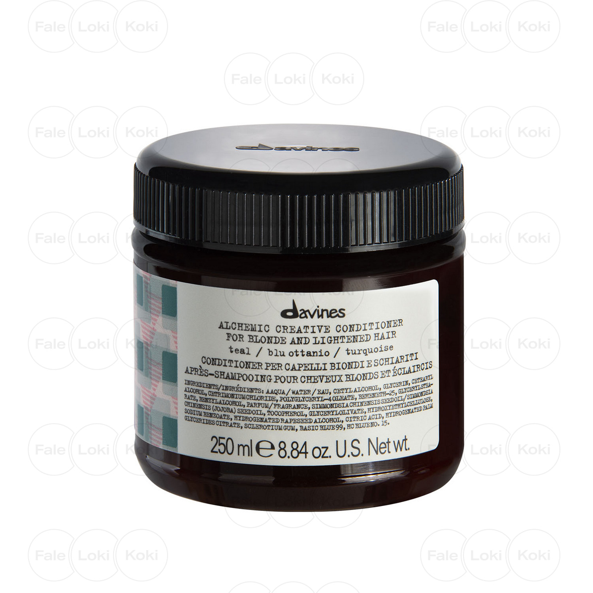 DAVINES ALCHEMIC odżywka do włosów Creative Conditioner Teal Blue 250 ml