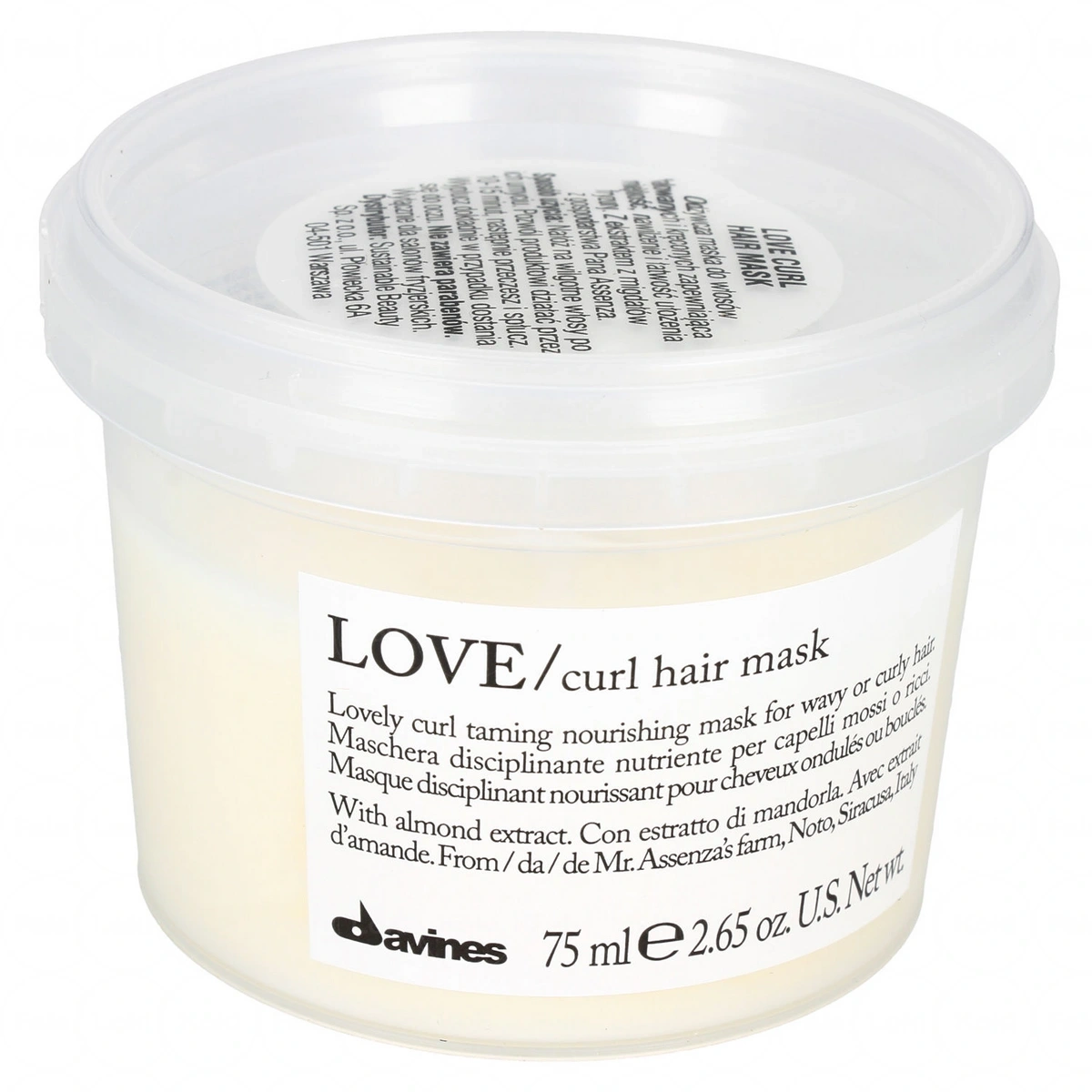 DAVINES ESSENTIAL HAIRCARE maska do włosów LOVE CURL Hair Mask 75 ml