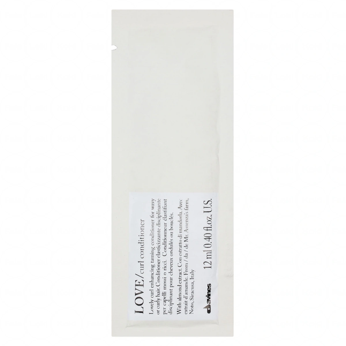 DAVINES ESSENTIAL HAIRCARE odżywka do włosów LOVE CURL Conditioner 12x12 ml