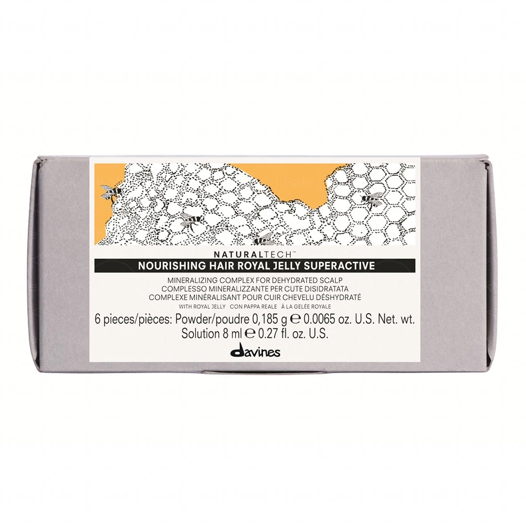 DAVINES NATURALTECH koncentrat do włosów Nourishing Hair Royal Jelly Superactive 48 ml