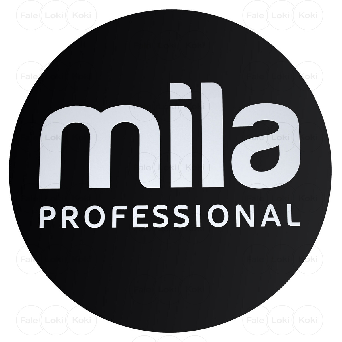 MILA PROFESSIONAL   logo okrągłe z plexi