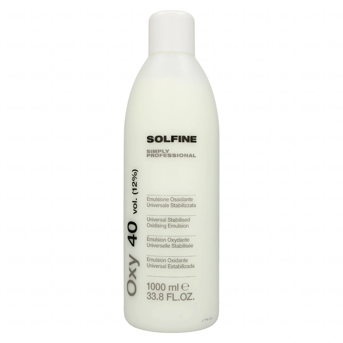 SOLFINE OXY oksydant do farb 12% 40 vol.  1000 ml