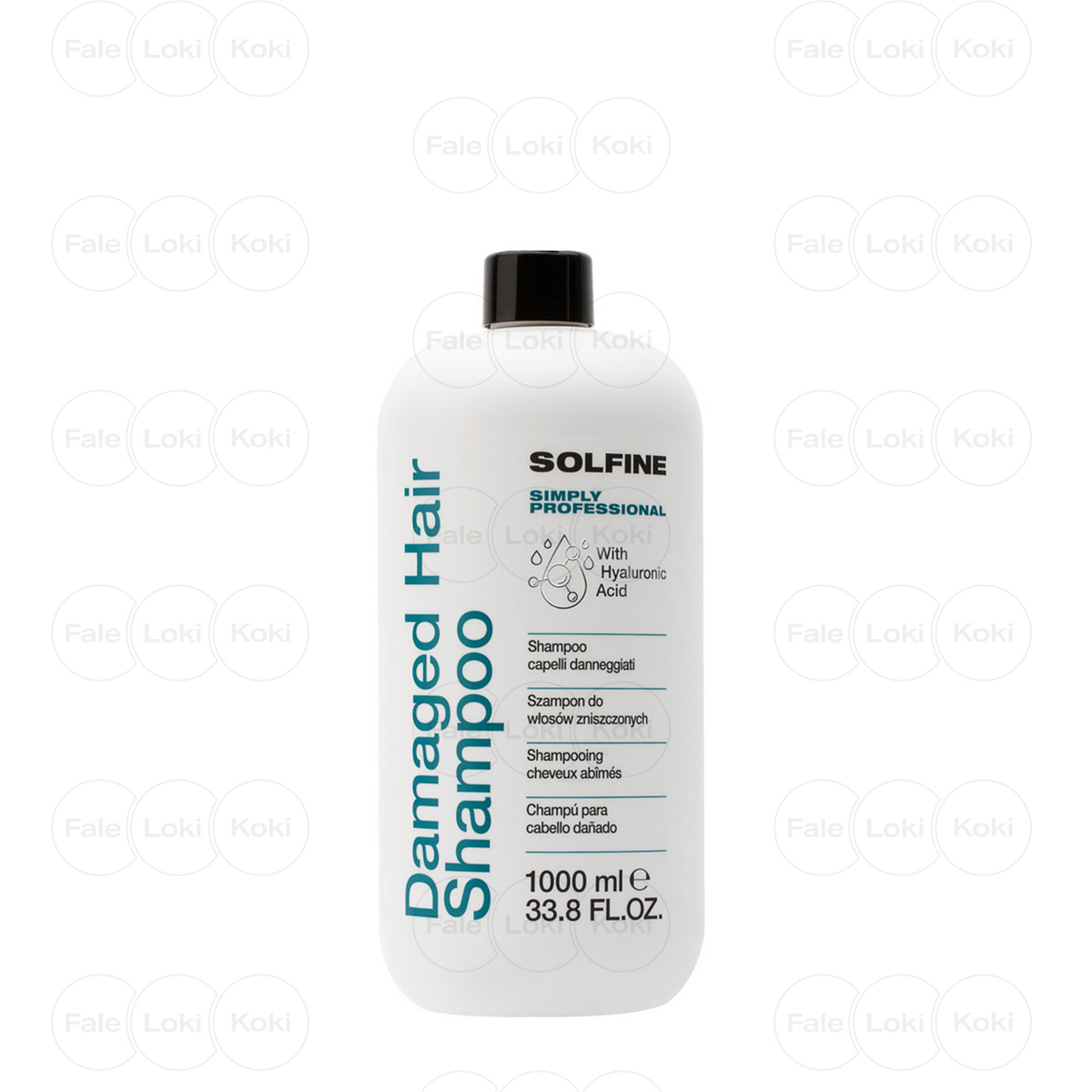 SOLFINE CARE szampon do włosów zniszczonych DAMAGED 1000 ml