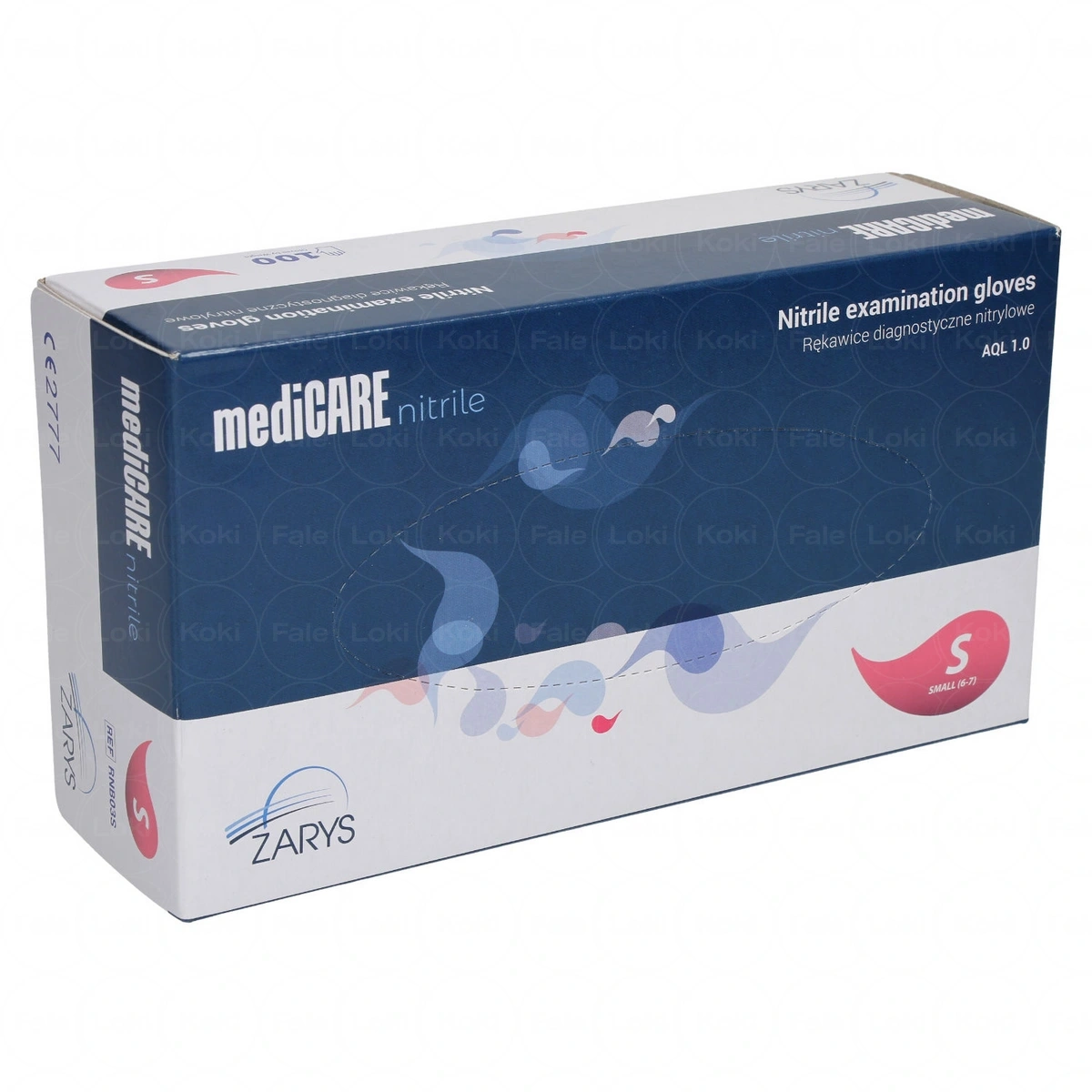 MEDICARE rękawiczki nitrylowe niebieskie "S"