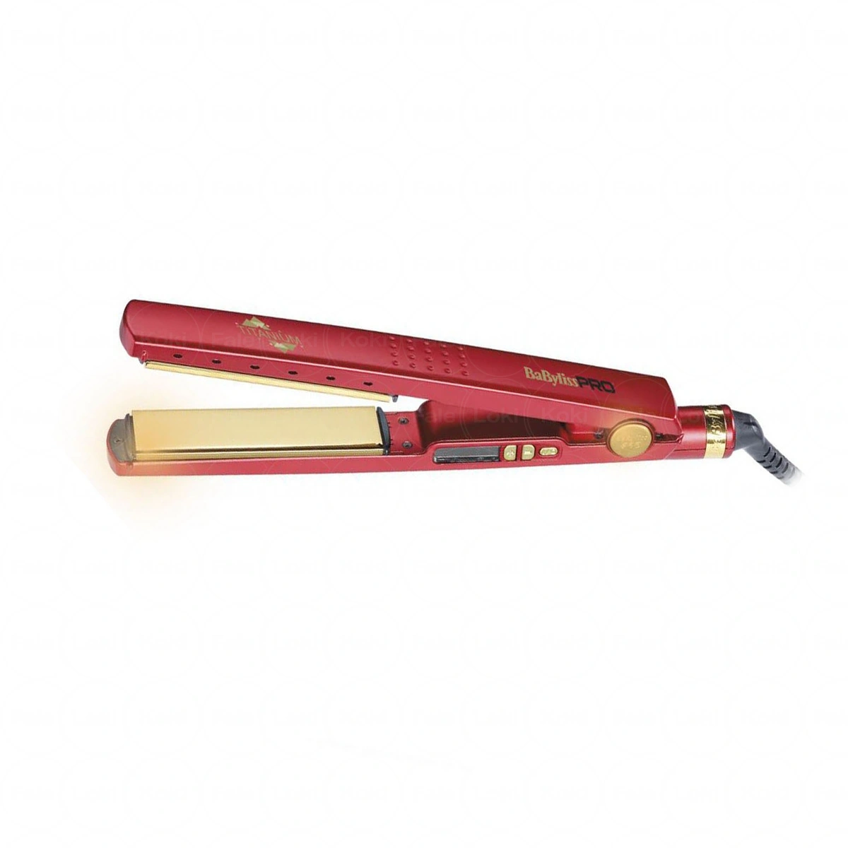 BABYLISS   prostownica Titanium czerwona (BAB3091RDTE)