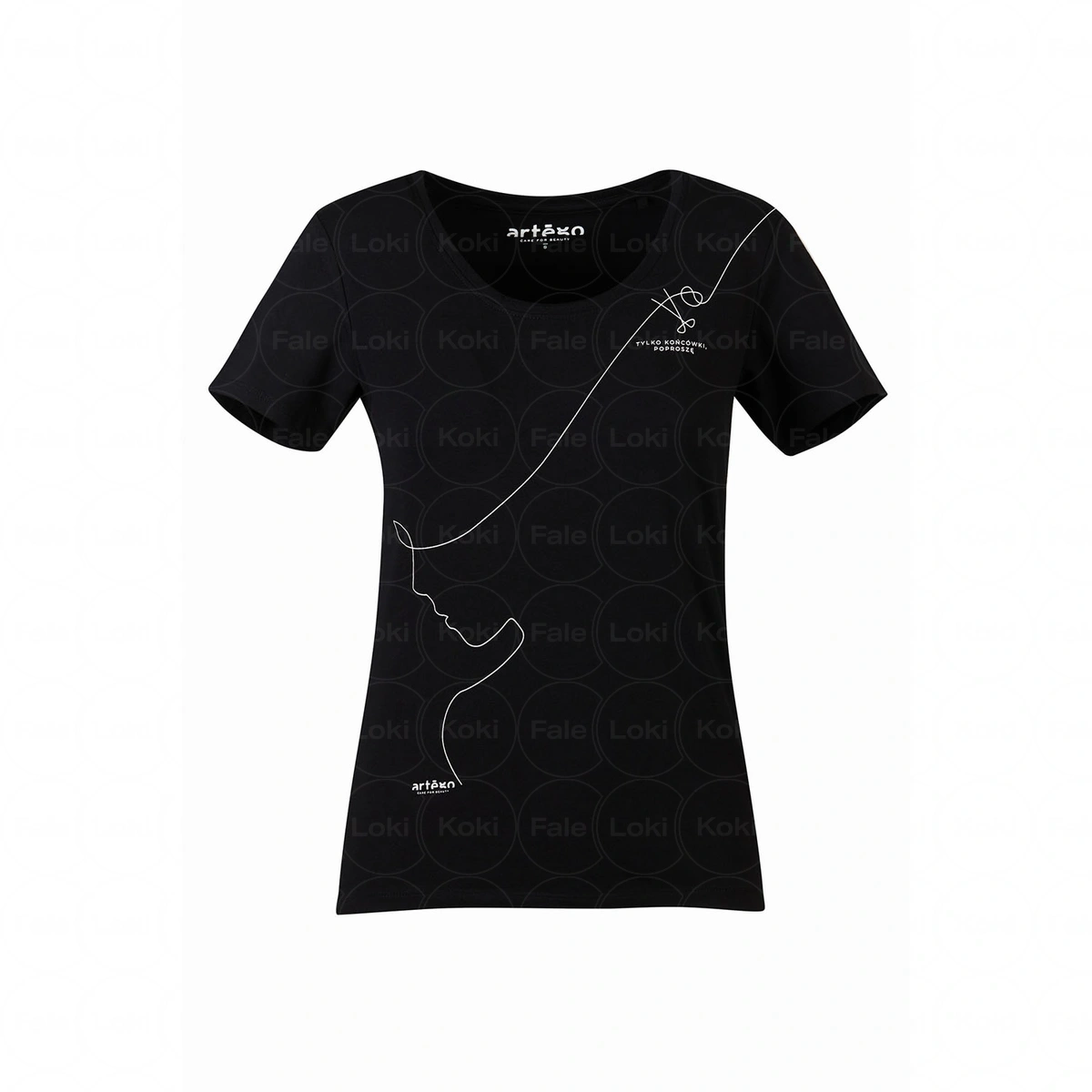 ARTEGO   koszulka t-shirt damska "Tylko końcówki. Poproszę" XXL