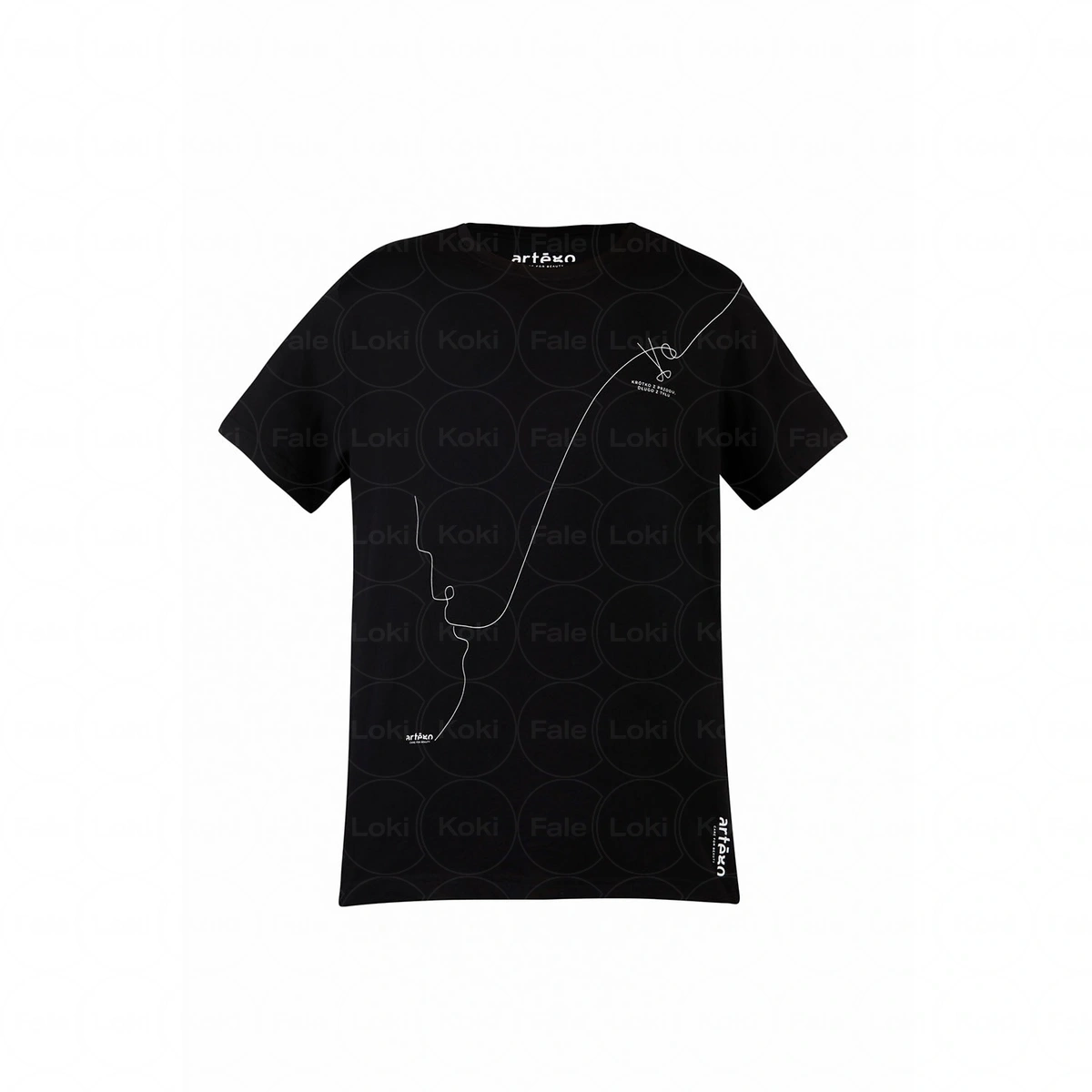ARTEGO   koszulka t-shirt męska "Krótko z przodu. Długo z tyłu" L