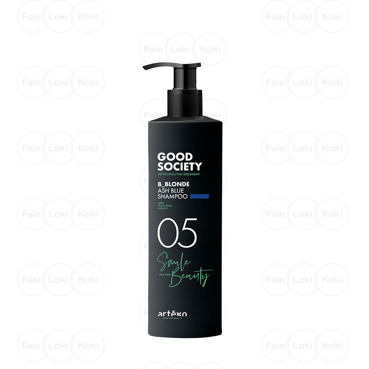 ARTEGO GOOD SOCIETY szampon neutralizujący żółto - pomarańczowe refleksy z keratyną roślinną  05 B_BLONDE ASH BLUE SHAMPOO 1000 ml