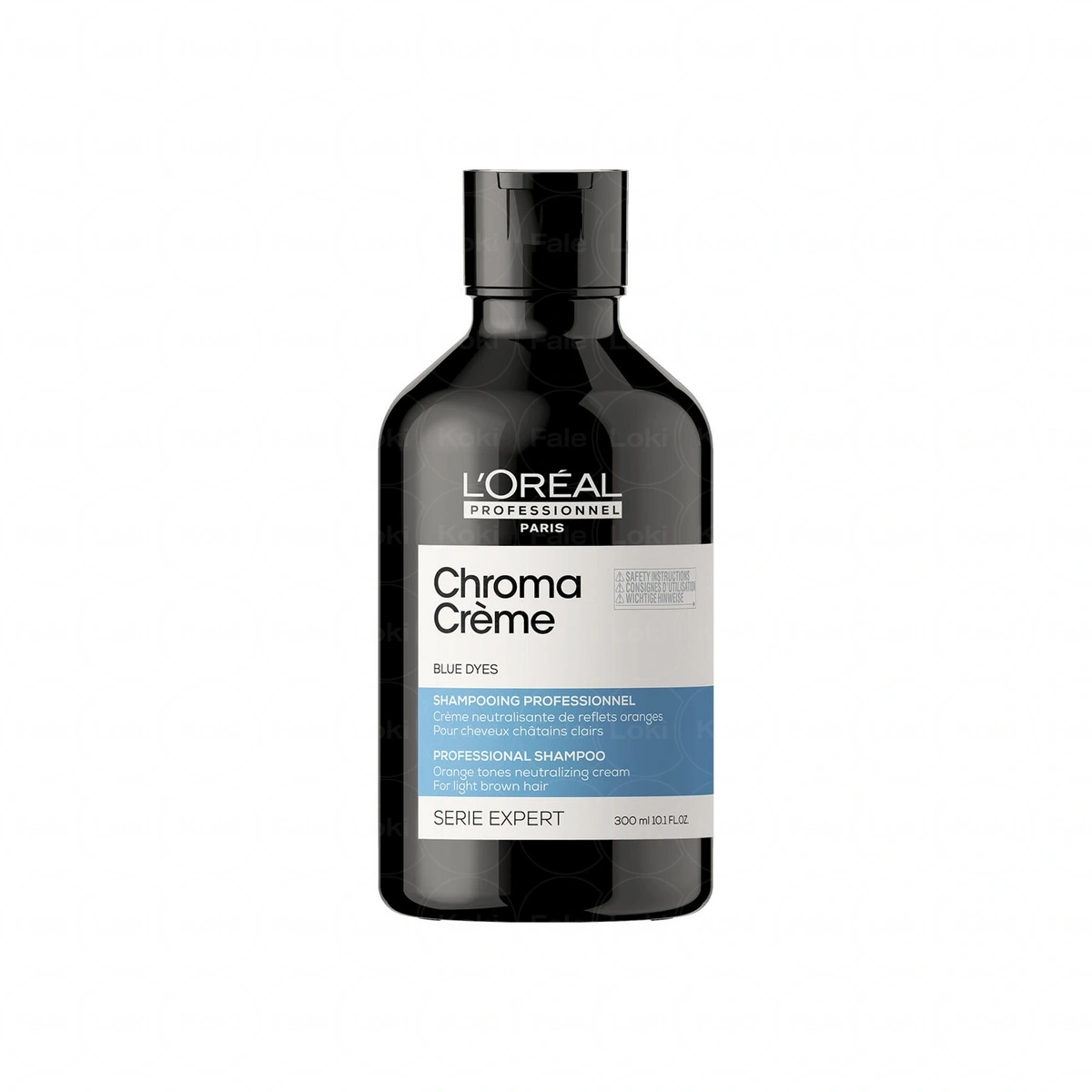 LOREAL SERIE EXPERT Szampon do włosów średni blond i jasny brąz  Chroma Creme niebieski 300 ml