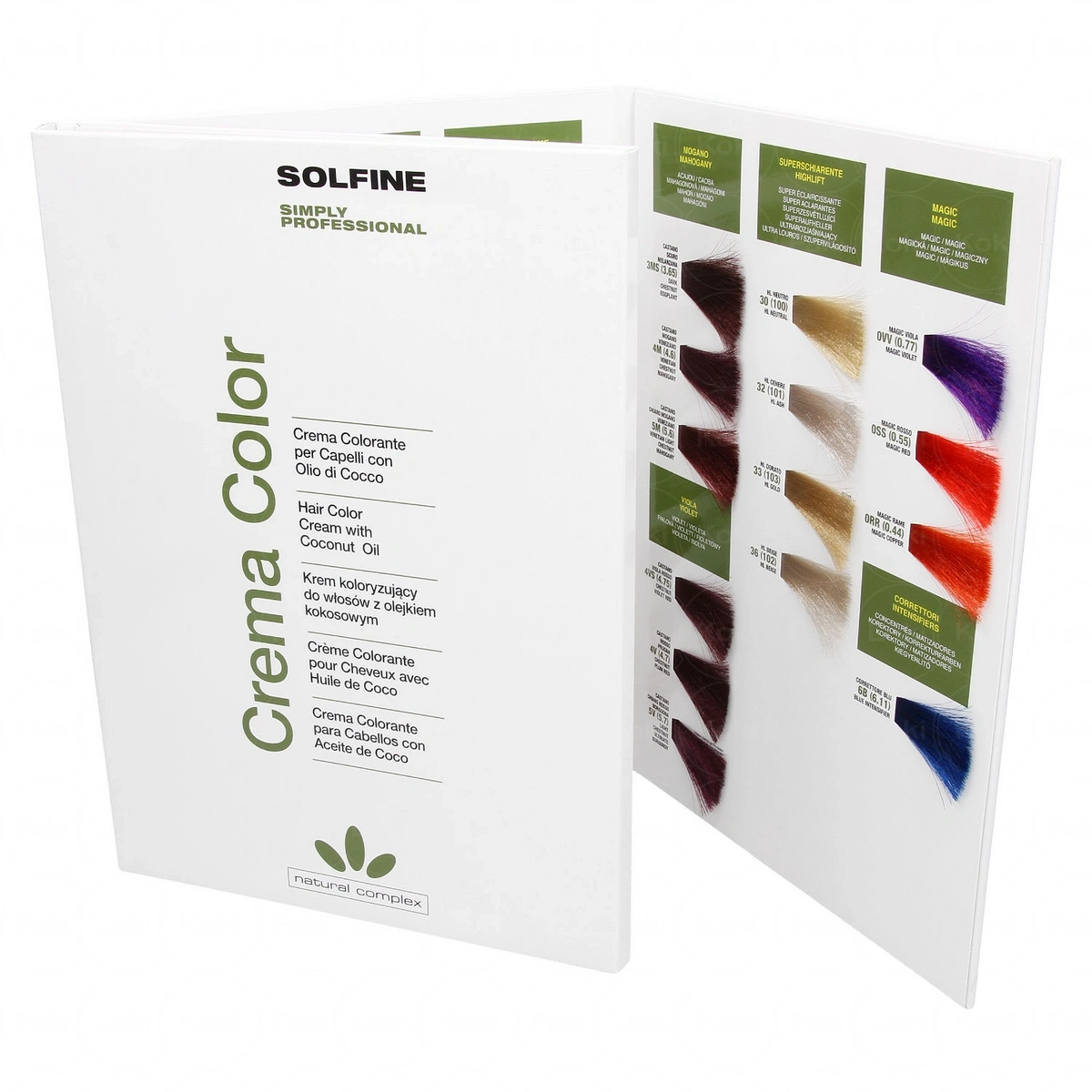 SOLFINE CREMA COLOR karta kolorów z wkładką 17 nowych odcieni