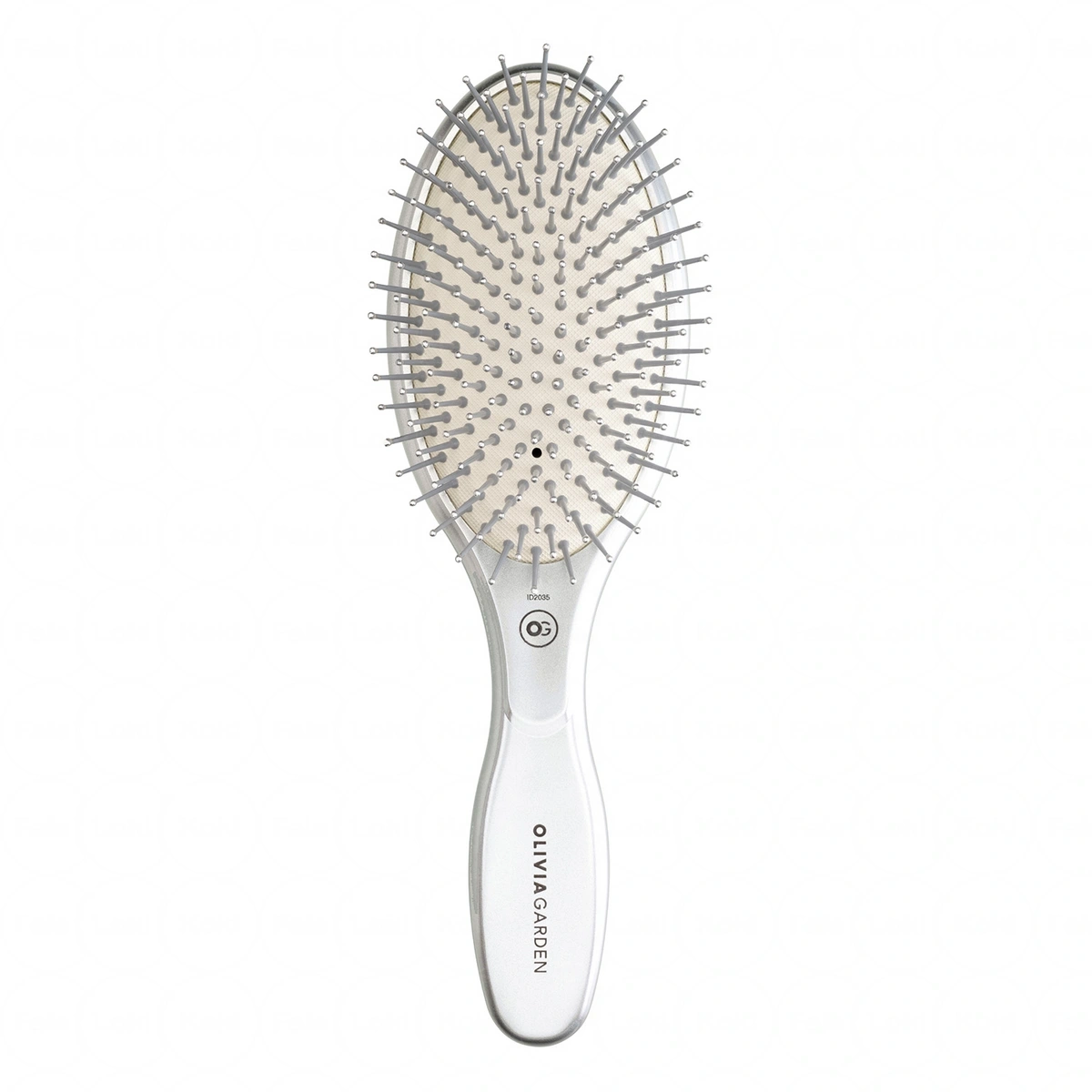 OLIVIA GARDEN EXPERT CARE OVAL Szczotka do rozczesywania Nylon Bristles Silver
