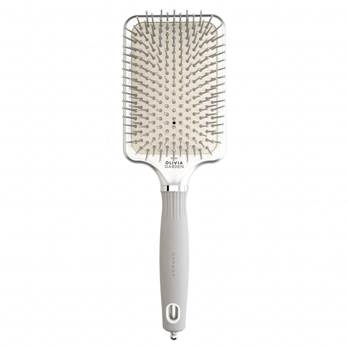 OLIVIA GARDEN EXPERT CARE RECTANGULAR Szczotka do rozczesywania Nylon Bristles Silver L