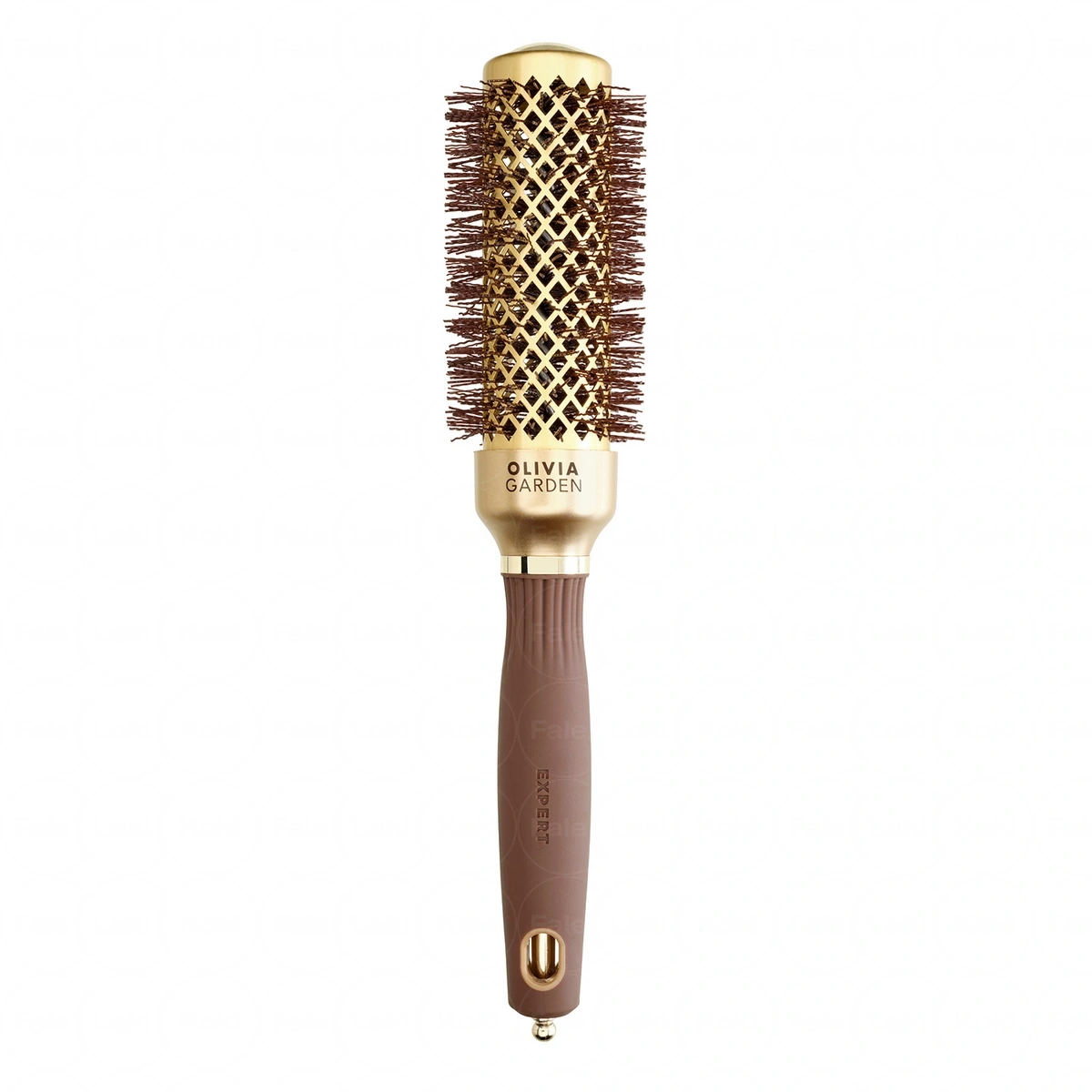 OLIVIA GARDEN EXPERT BLOWOUT SHINE Szczotka do modelowania Wavy Bristles Gold&Brown 35 mm