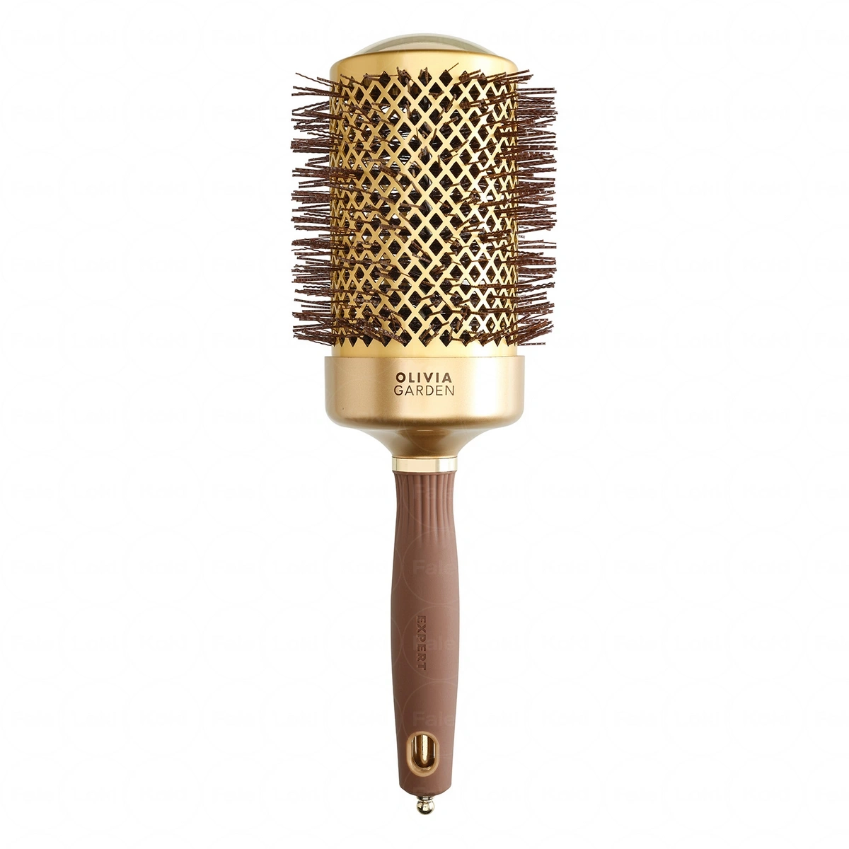 OLIVIA GARDEN EXPERT BLOWOUT SHINE Szczotka do modelowania Wavy Bristles Gold&Brown 65 mm