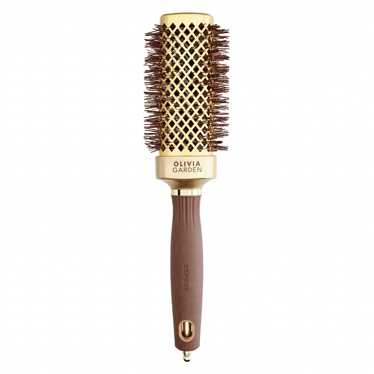 OLIVIA GARDEN EXPERT BLOWOUT STRAIGHT Szczotka do modelowania Wavy Bristle Gold&Brown 40 mm