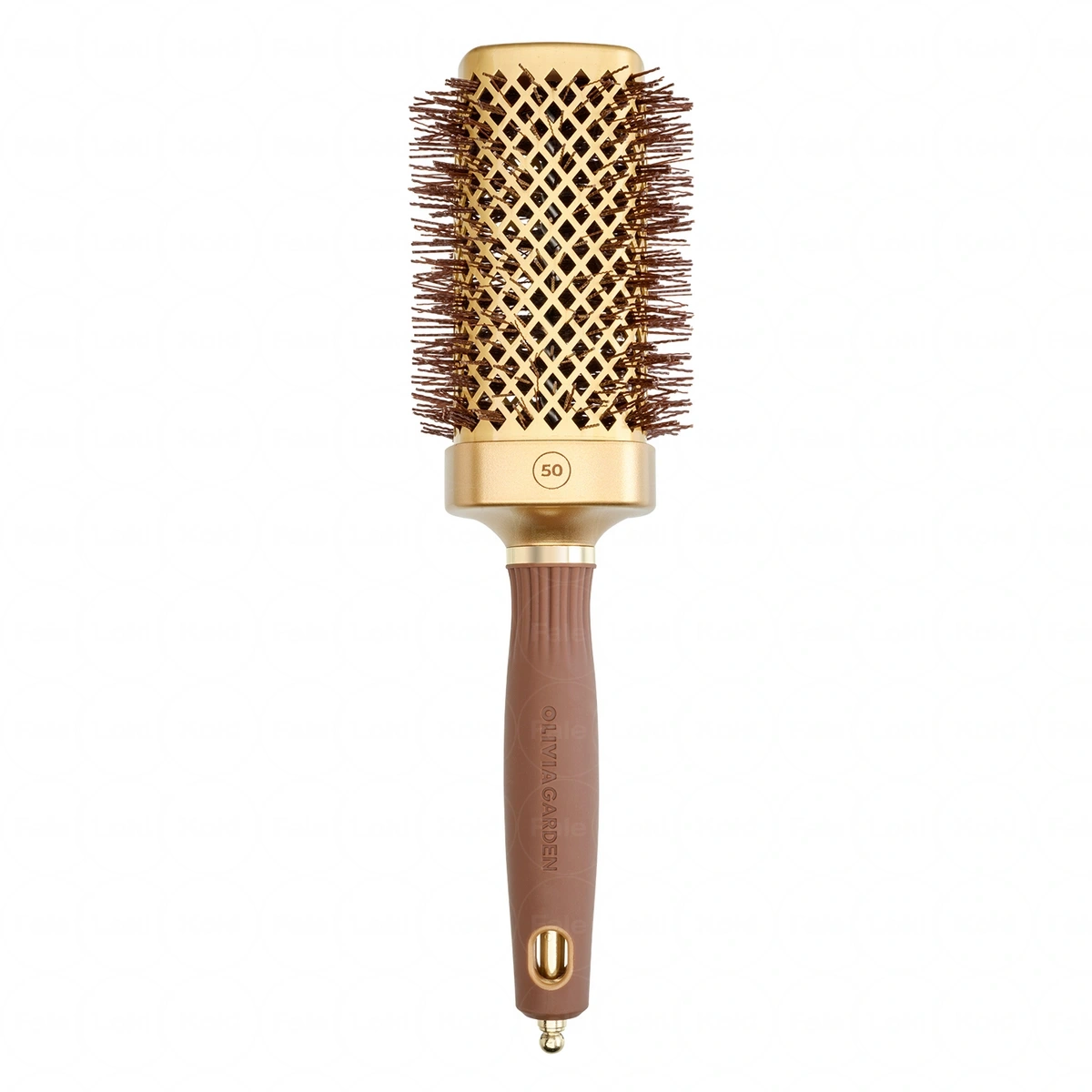 OLIVIA GARDEN EXPERT BLOWOUT STRAIGHT Szczotka do modelowania Wavy Bristle Gold&Brown 50 mm