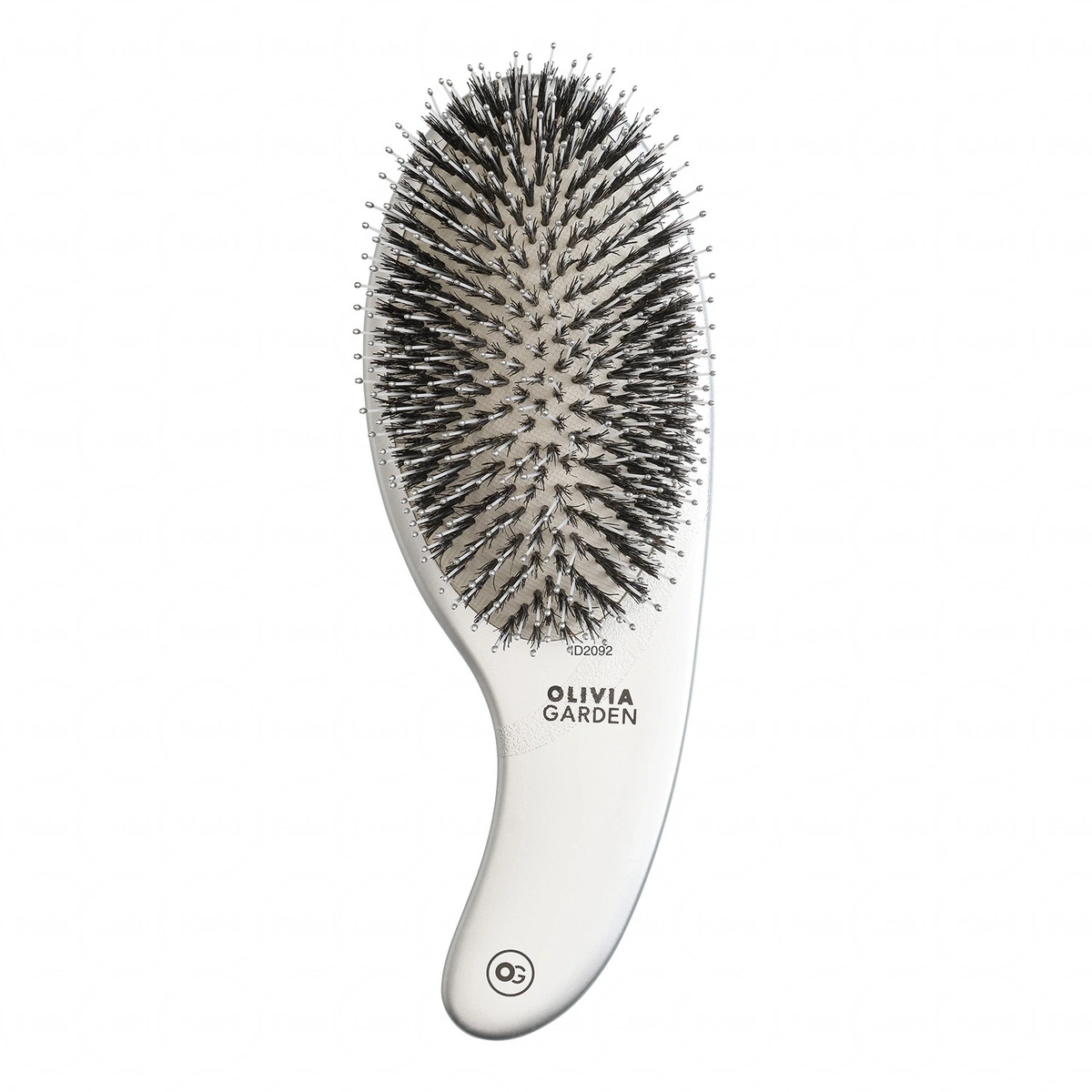 OLIVIA GARDEN szczotka do modelowania Expert Care Curve Boar & Nylon Silver