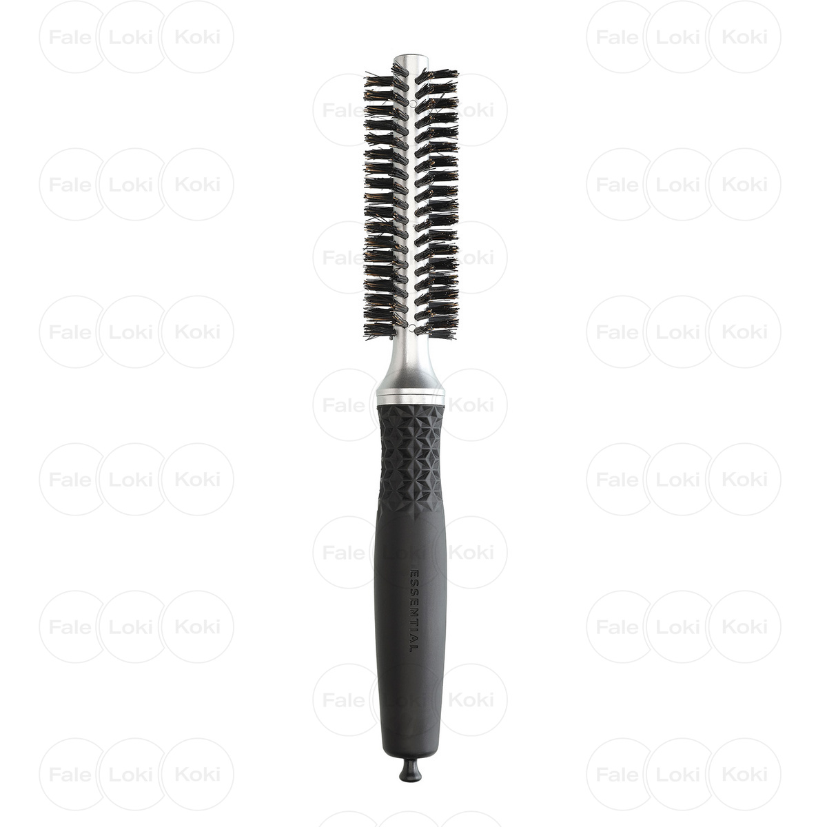 OLIVIA GARDEN ESSENTIAL BLOWOUT SOFT Szczotka do modelowania Boar Bristles Silver 10 mm