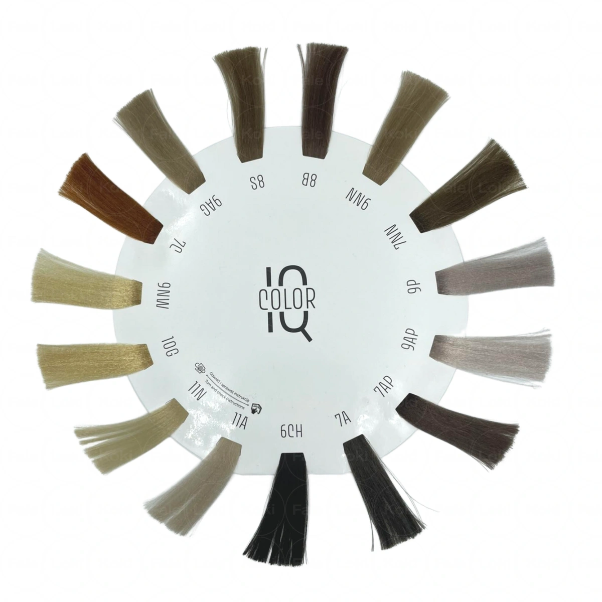 MILA PROFESSIONAL IQ COLOR wkładka do karty kolorów