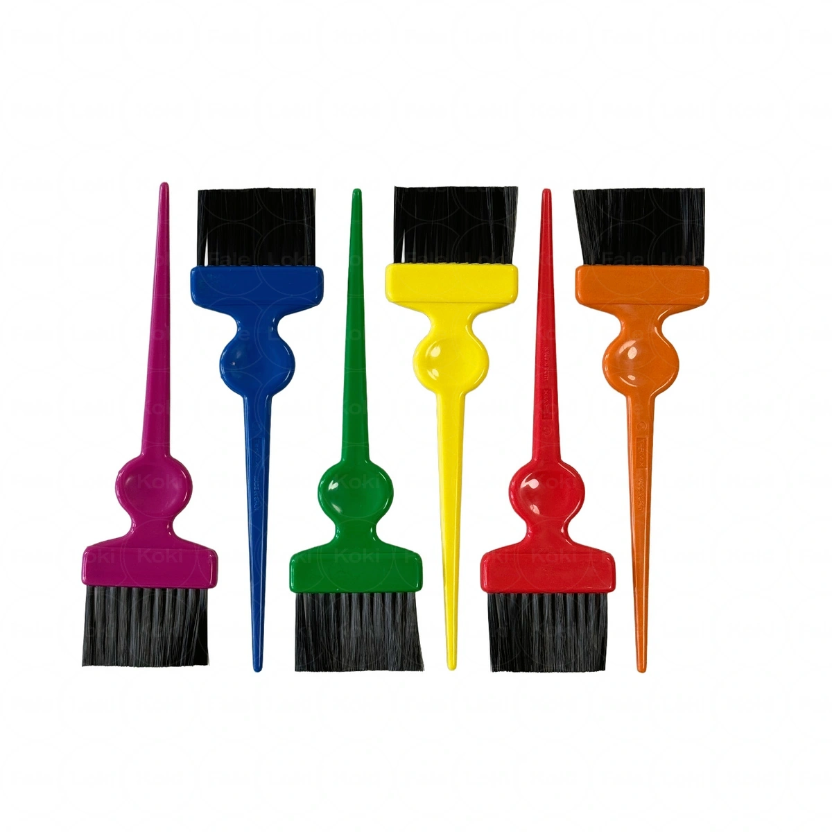 TERMIX Pędzelki fryzjerskie do koloryzacji włosów 6  szt.