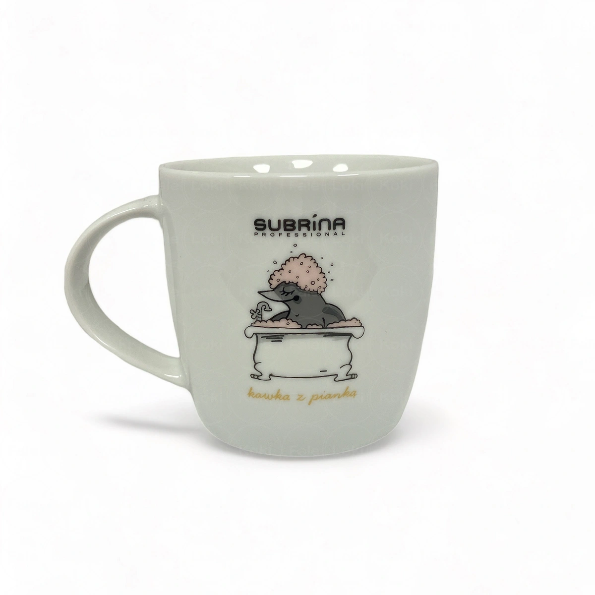 SUBRINA   kubek porcelanowy KAWKA Z PIANKĄ 330 ml