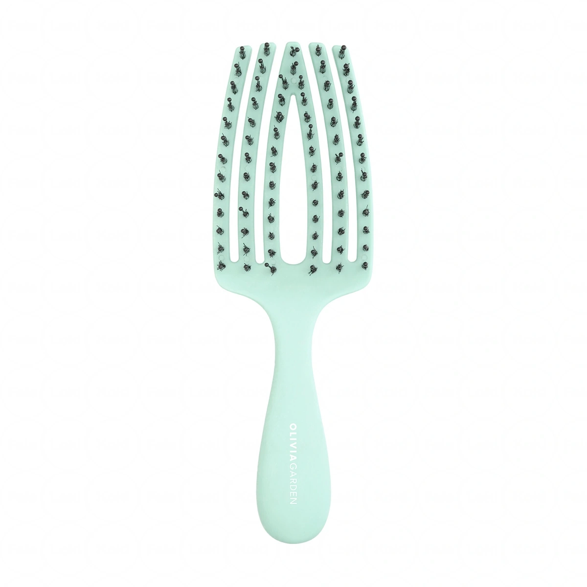 OLIVIA GARDEN FINGERBRUSH Szczotka do rozczesywania Care Mini, zielona