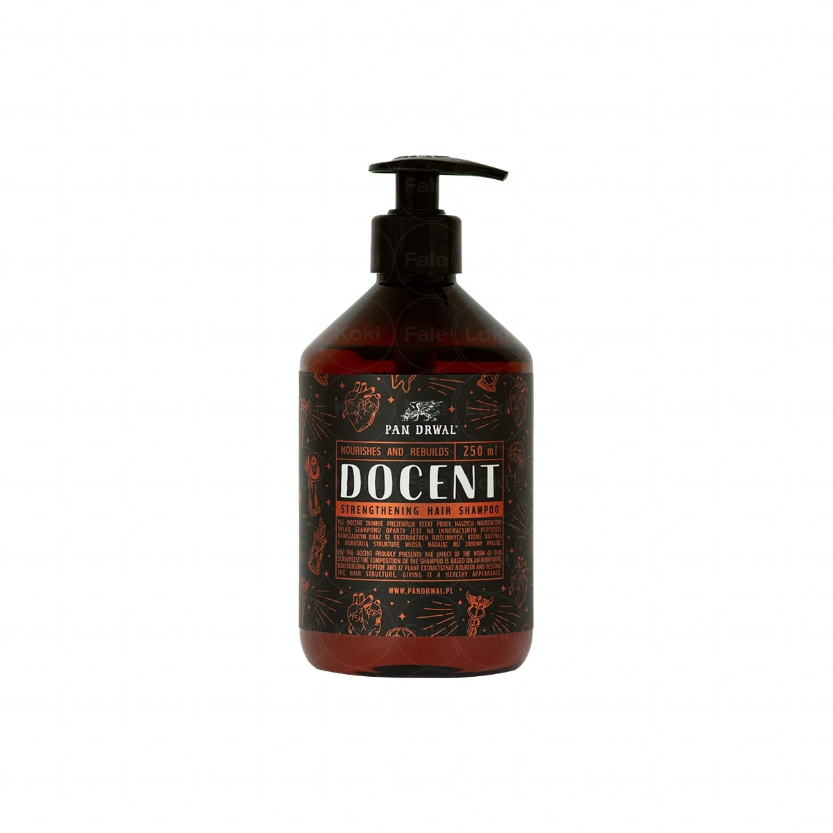 PAN DRWAL Szampon do włosów wzmacniający do skóry wrażliwej Docent 250 ml