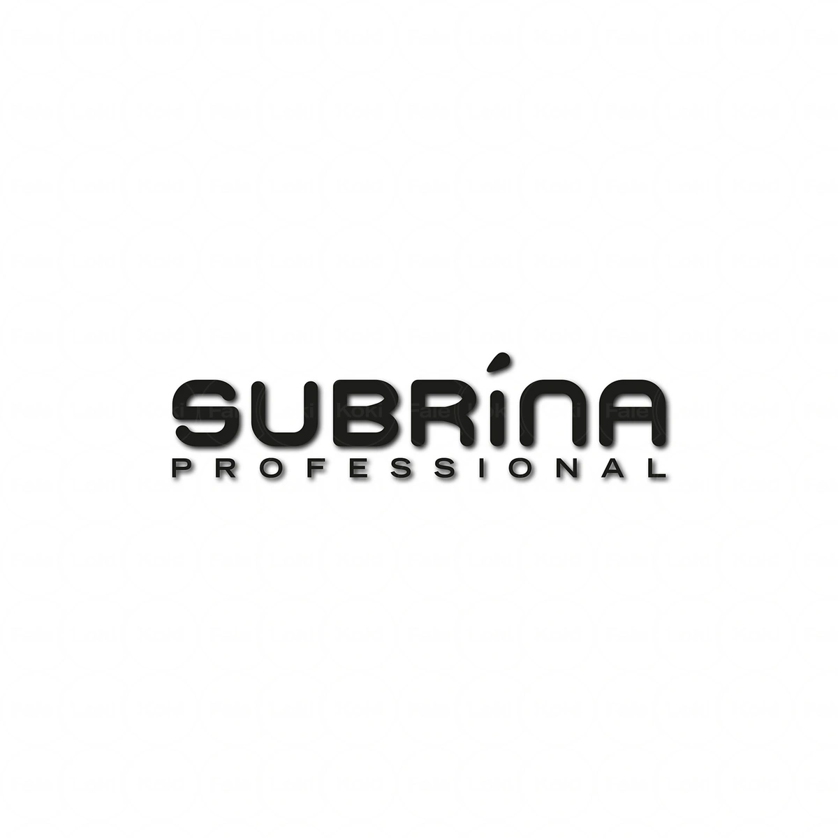 SUBRINA   logotyp czarny ze styroduru