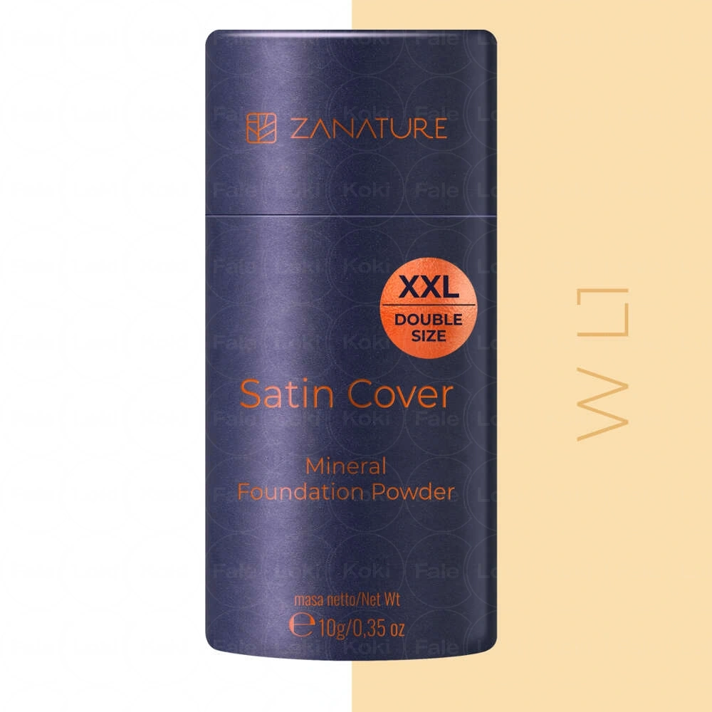 ZANATURE MINERAL FOUNDATION Podkład mineralny Satin Cover Warm W L1 10 g