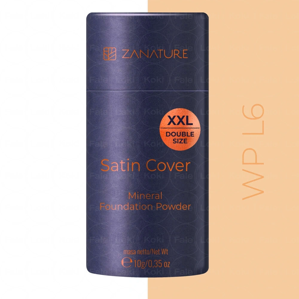ZANATURE MINERAL FOUNDATION Podkład mineralny Satin Cover Warm Peach WP L6 10 g
